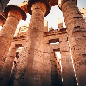 Detailed-Columns-of-the-Great-Hypostyle-Hall Philae Temple, High Dam & Unfinished Obelisk – Aswan Highlights 1 Day Tour
