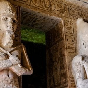 Mural-reliefs-hall-Small-Temple-Aswan-Egypt Abu Simbel Temples – 1 Day Tour from Aswan