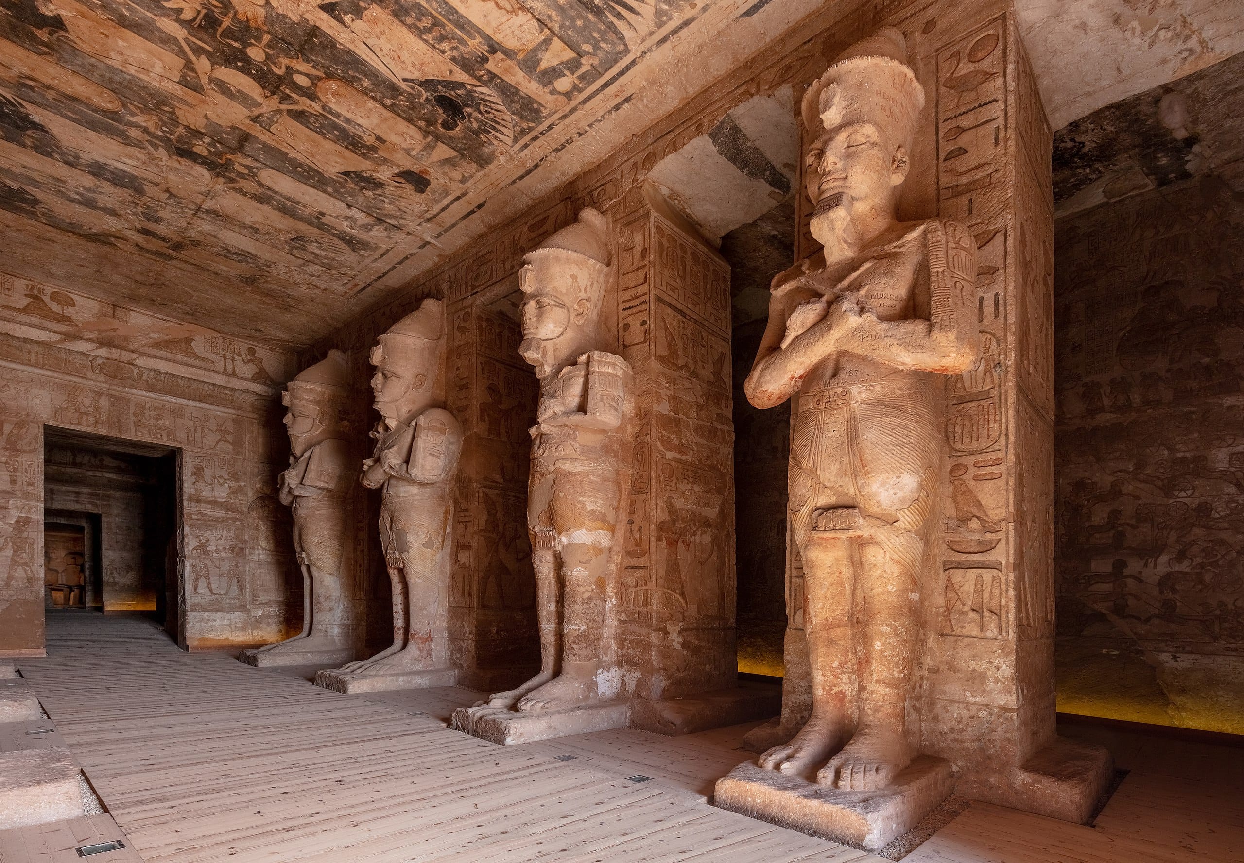 Mural-reliefs-hall-Small-Temple-Aswan-Egypt Abu Simbel Temples – 1 Day Tour from Aswan